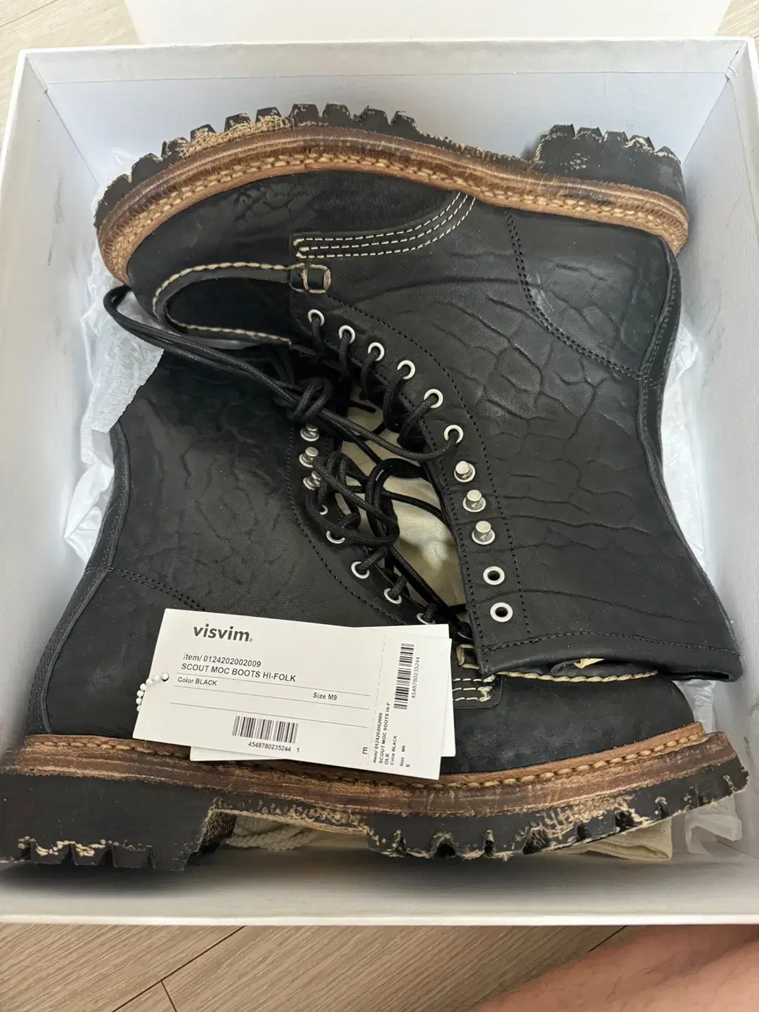 [9] 비즈빔 24AW SCOUT MOC BOOTS HI-FOLK